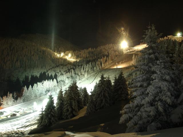 Station du Collet d'Allevard ski nocturne