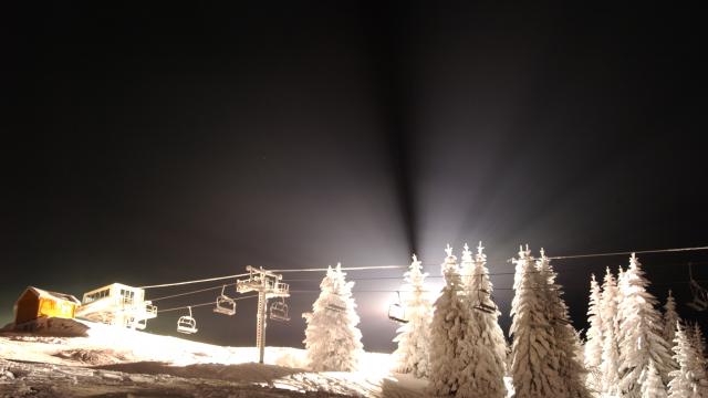 Station Le Collet Ski de nuit