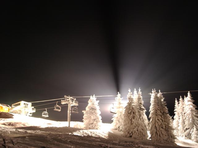 Station Le Collet Ski de nuit