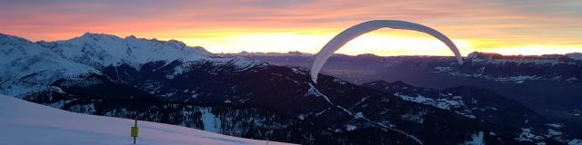 Parapente en hiver au Collet