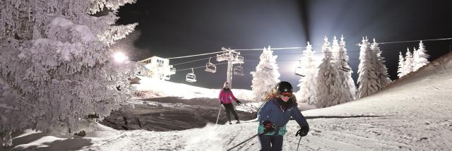 Ski nocturne Le Collet