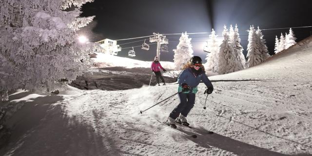 Ski nocturne Le Collet