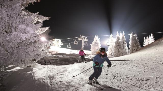 Ski nocturne Le Collet