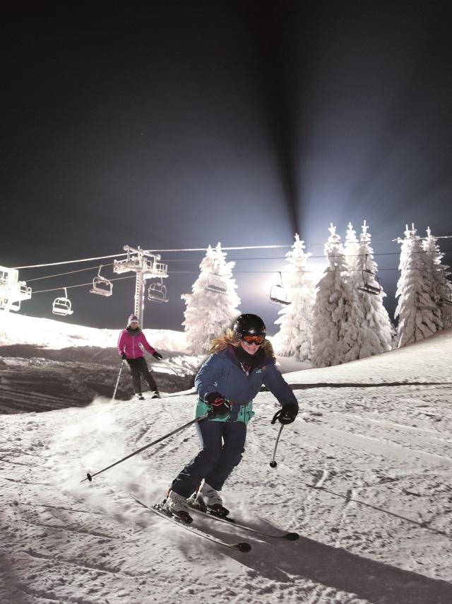 Ski nocturne Le Collet