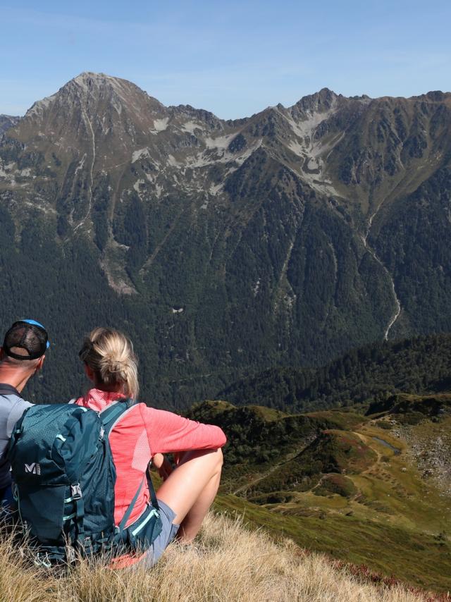 Vue sur le Montblanc depuis le Collet d'Allevard