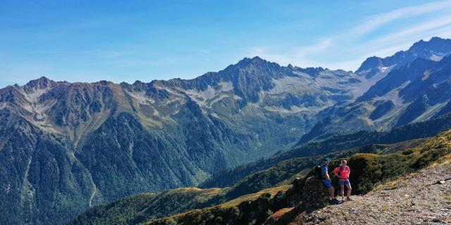 Une vue sur le sommet du Montblanc depuis le Collet d'Allevard