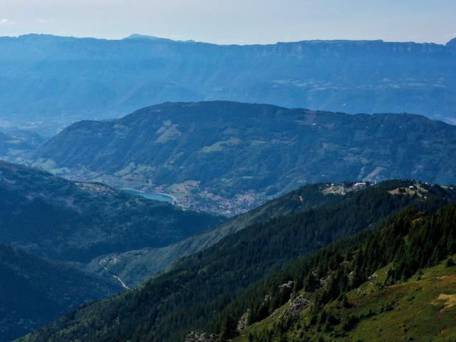 Station du Collet d'Allevard vue du ciel