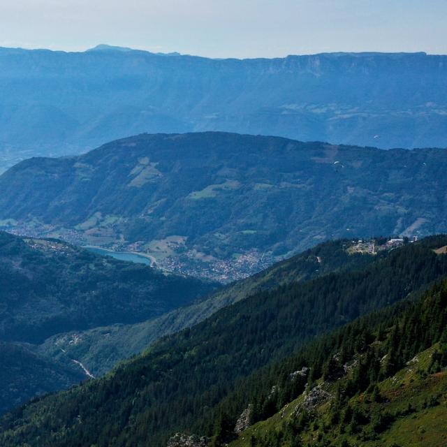 Station du Collet d'Allevard vue du ciel