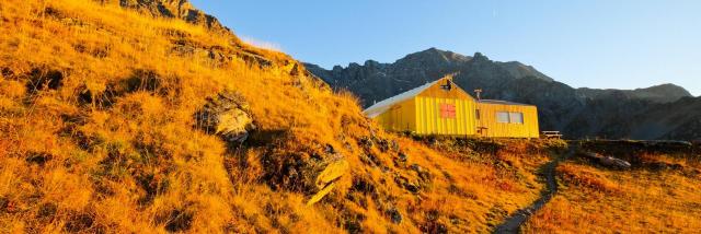 Refuge au Collet en été