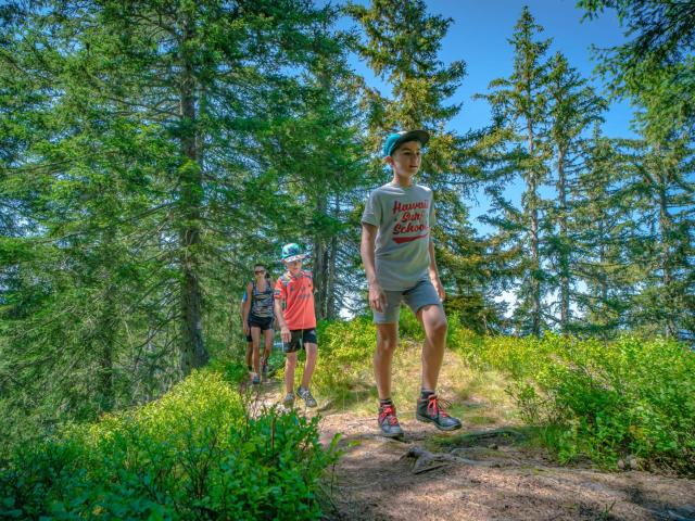 Balade en montagne au Collet d'Allevard en été