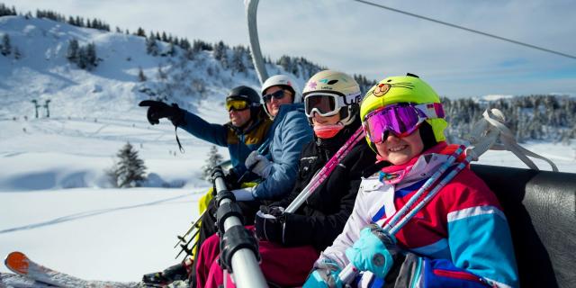 Télésiège ski au Collet