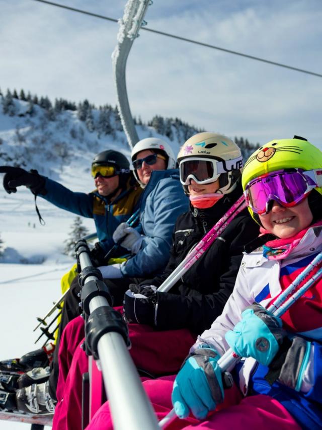 Télésiège ski au Collet