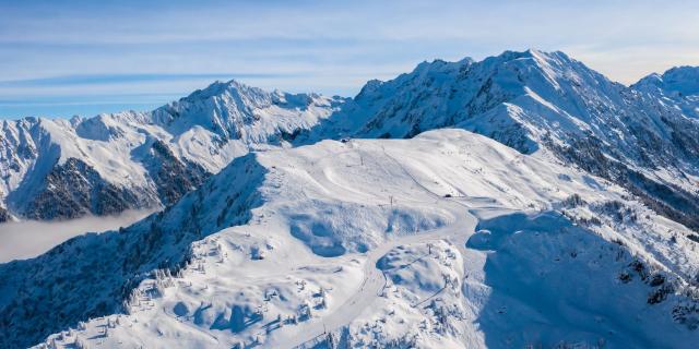 La station du Collet en hiver