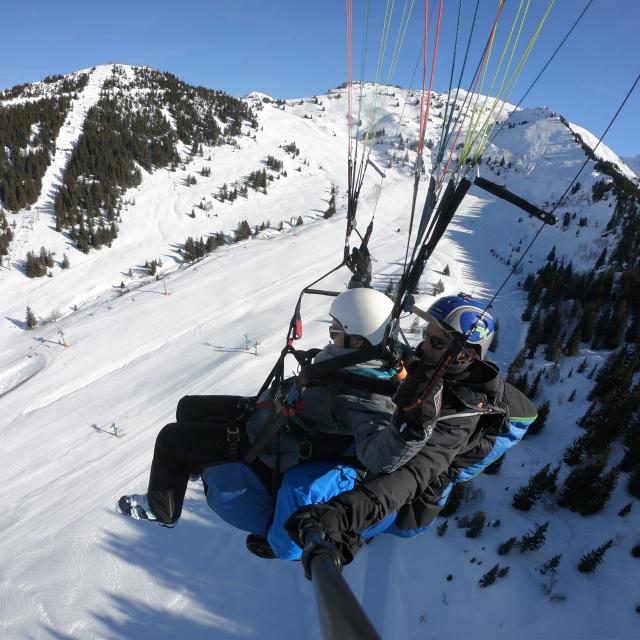 Vol en parapente au Collet