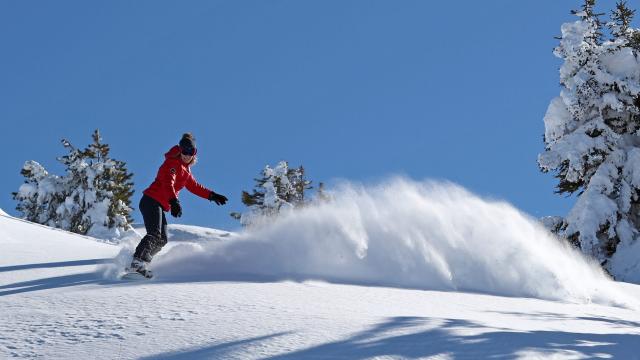 snowboard au Collet