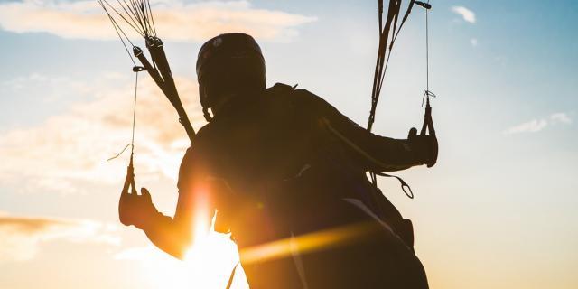 Vol en parapente au Collet