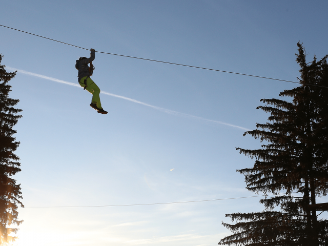 Accrobranche parcours azimuts Le Collet