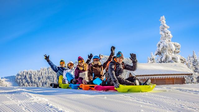 Snake gliss au Collet en hiver