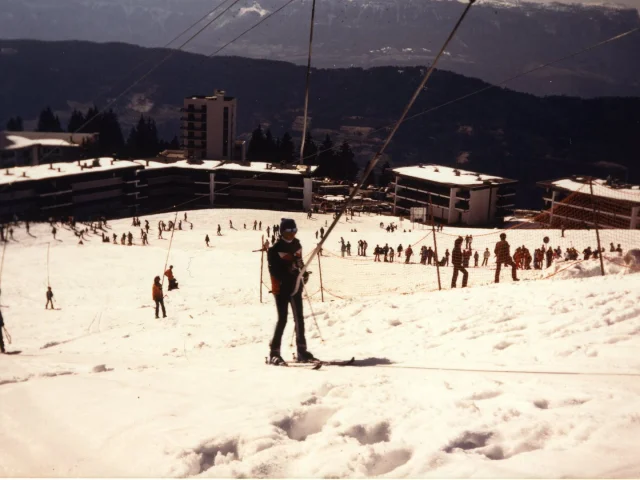 Skieurs au Collet d'Allevard